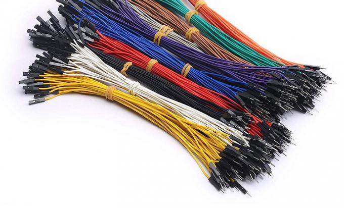 Homem para Homem Mulher para Mulher 2.54mm 1 Pin Dupont Conector Sem Soldadura Painel Jumper fio para Arduino 6