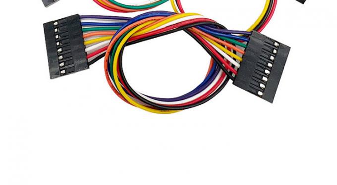 2p 3p 4p 5p 6p 7p 8p 9p 10p Fêmea para Fêmea 2.54mm Dupont conector cinta Jumper fio 5