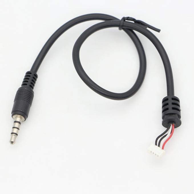 Fabrica personalizada 1M 2M 3M 3.5mm TRRS Audio DC Jack para JST 2.0mm 2.54mm Pitch Assembly Cable 0