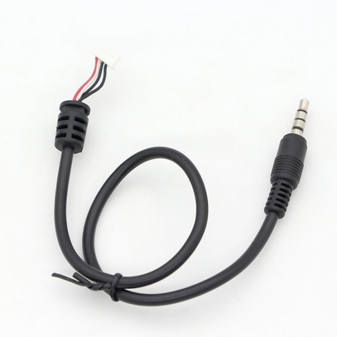 Fabrica personalizada 1M 2M 3M 3.5mm TRRS Audio DC Jack para JST 2.0mm 2.54mm Pitch Assembly Cable 4