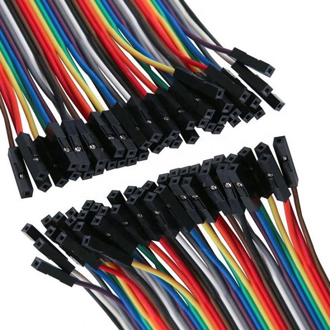 40 PIN Conector Dupont de macho a fêmea Painel Jumper Wire GPIO Cable para Arduino 6
