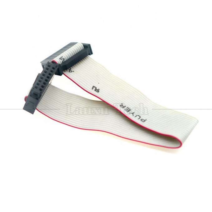 IDC 2.54mm Conector 8 10 12 14 16 18 20 30 40 50 60 PIN 1.27mm Pitch Grey Flat Ribbon Cable 7