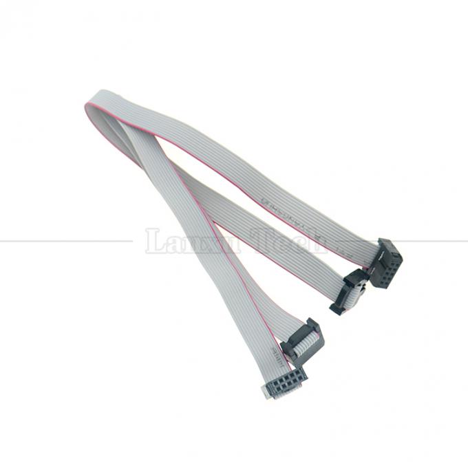 Mulher para Mulher 10 PIN 1,27mm Pitch IDC 2,54mm Conector GPIO Cable de fio de fita plana cinza para discos rígidos CD Raspberry Pi 5
