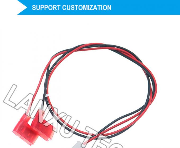 VH 2P 3.96mm Pitch para 90 graus Ângulo 6.3 Spade Conector Assembléia cabo de arnês de fio 0