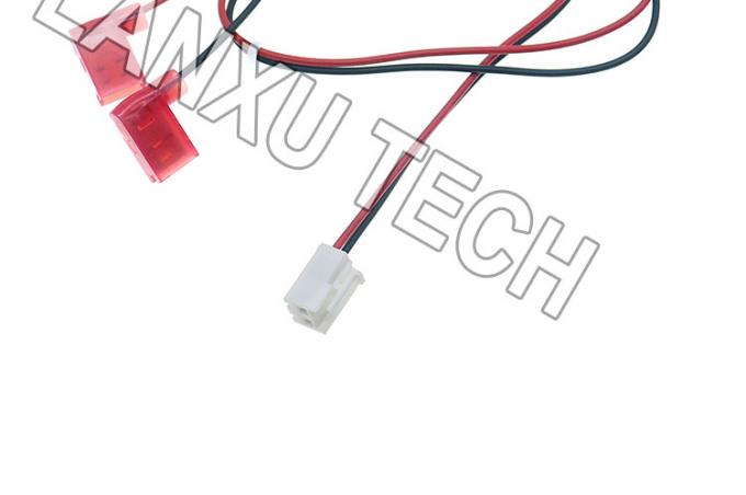 VH 2P 3.96mm Pitch para 90 graus Ângulo 6.3 Spade Conector Assembléia cabo de arnês de fio 3
