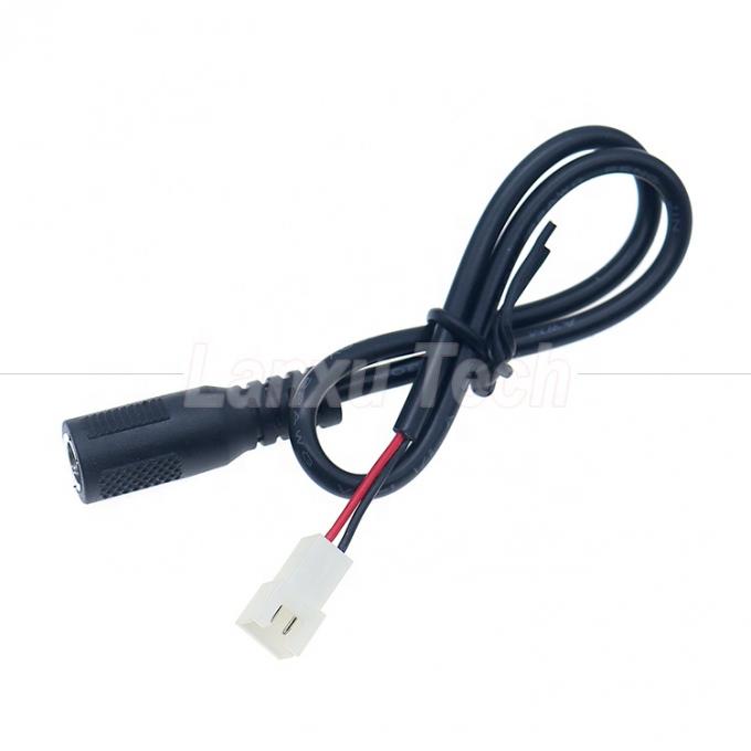 Customization OEM DC Feminino 5.5x2.1mm Jack de barril para JST 2 PIN XH 2.54mm Pitch Feminino Conector Harness Cable 0