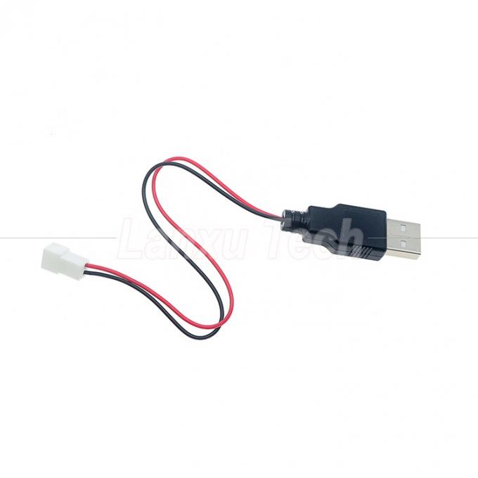 USB Tipo A Macho para JST XH 2.54 Pitch 2 Pin Female Socket Cable 3