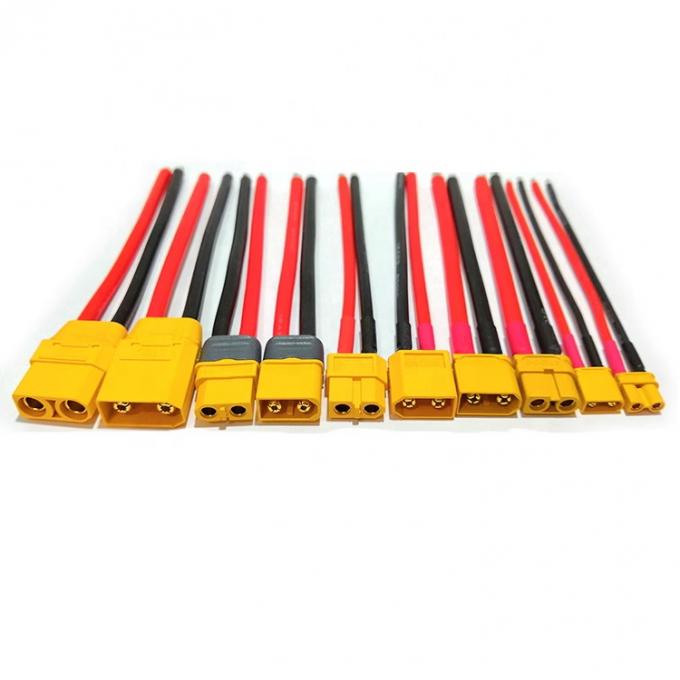 12AWG 16AWG 100mm 150mm 200mm XT30U XT60 XT60H XT90 Conector macho Fêmea para fios nus Arnês de cabo final para bateria de motor Fpv 0