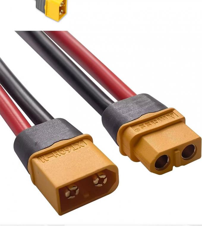 10AWG 12AWG Homem para Mulher XT60 XT60H Conector Cable de Adaptador de Extensão para Bateria RC Power Station Painel Solar 1