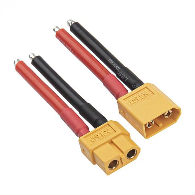 Conector de alta qualidade XT60 macho-fêmea 12AWG cabo de extensão de fio de silício para RC Lipo Bateria FPV Drone de corrida 0