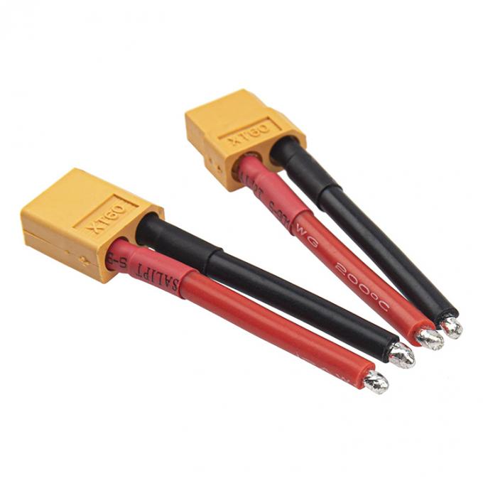Conector de alta qualidade XT60 macho-fêmea 12AWG cabo de extensão de fio de silício para RC Lipo Bateria FPV Drone de corrida 1