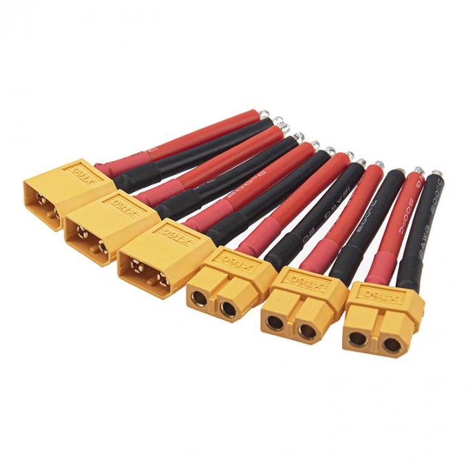 Conector de alta qualidade XT60 macho-fêmea 12AWG cabo de extensão de fio de silício para RC Lipo Bateria FPV Drone de corrida 5