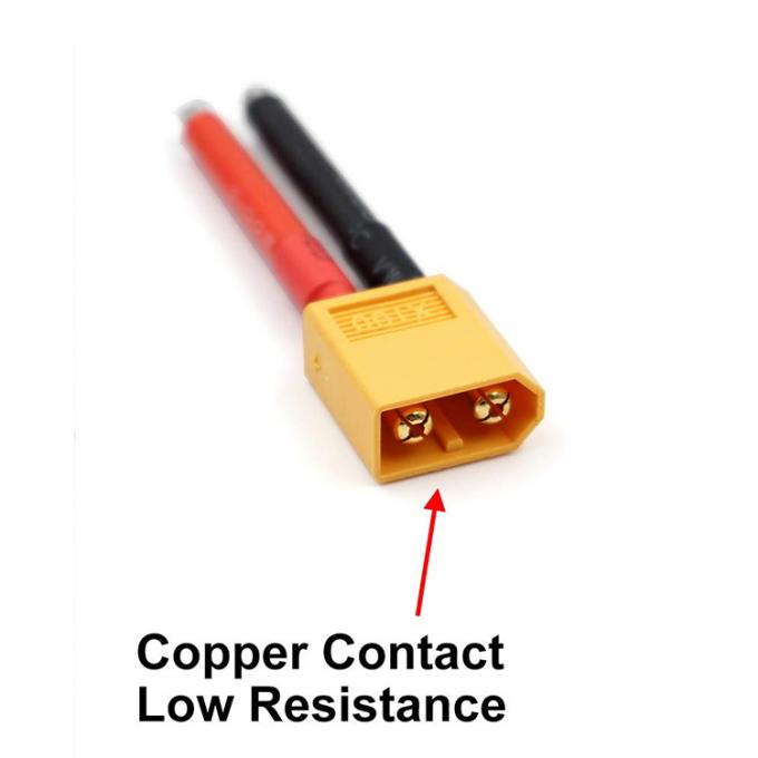 Conector de alta qualidade XT60 macho-fêmea 12AWG cabo de extensão de fio de silício para RC Lipo Bateria FPV Drone de corrida 3