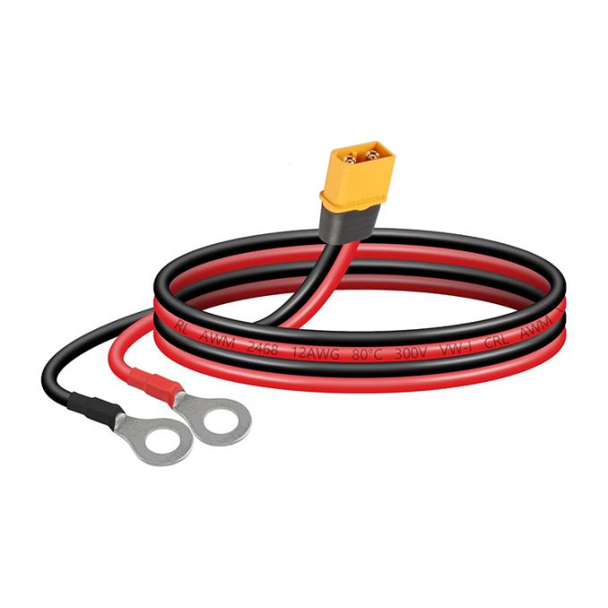 12AWG Silicon Wire XT60 XT60H Macho Fêmea para O Ring Terminal Cable para RC Avião Carros de brinquedo Lipo Bateria FPV Drone de corrida 1