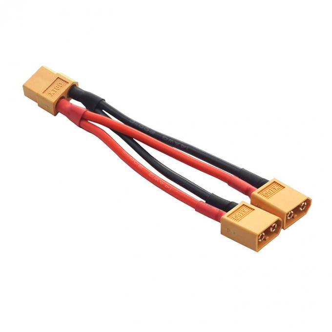 14AWG XT60 1 Fêmea para Homem Y Splitter Extension Cable para RC Lipo Battery 0