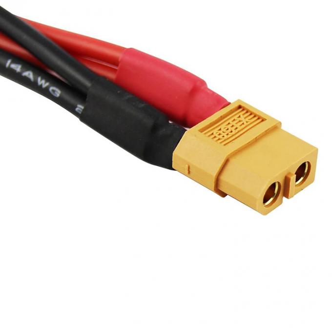 14AWG XT60 1 Fêmea para Homem Y Splitter Extension Cable para RC Lipo Battery 2