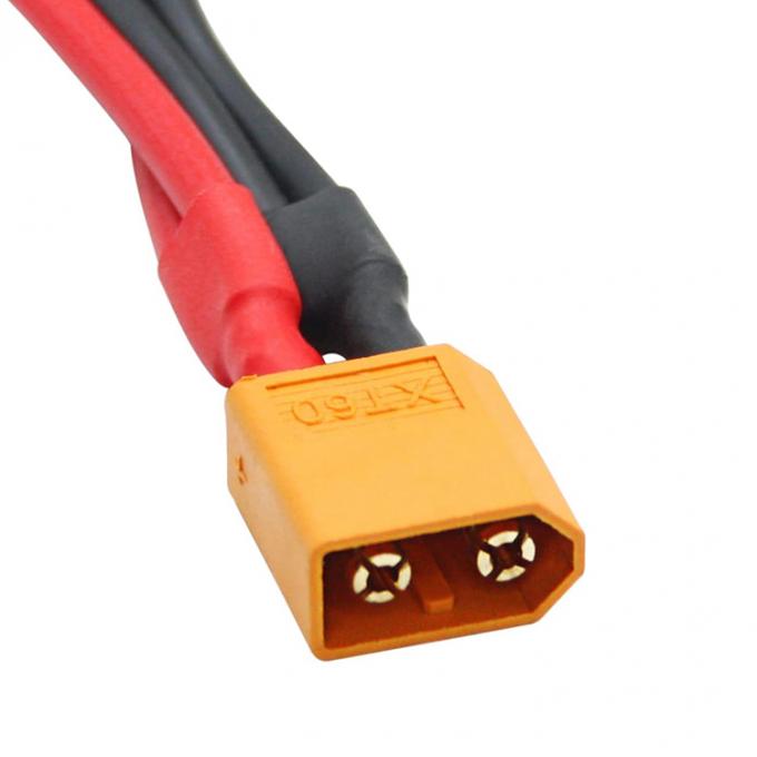 14AWG XT60 1 Homem para 2 Mulher Y Splitter Extension Cable para bateria RC Lipo 3