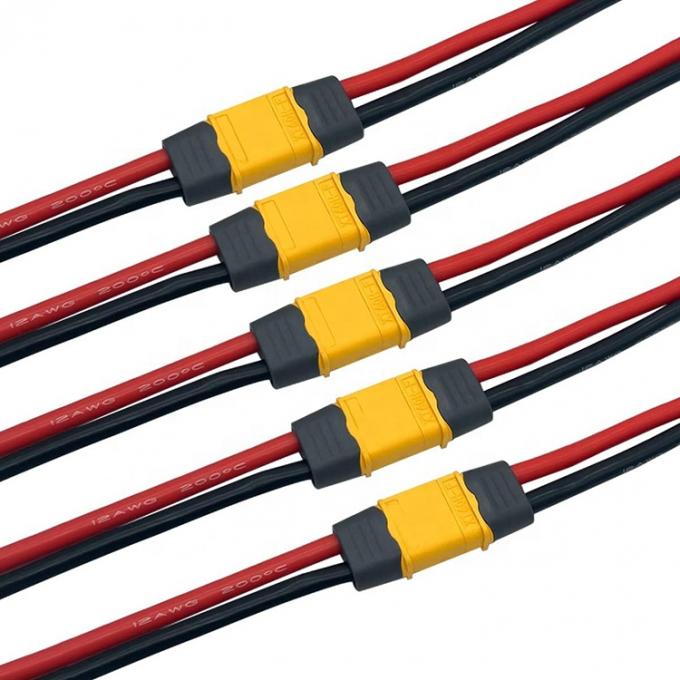 12AWG 100mm 150mm Silicon Wire XT60 XT60H XT60U Conector Homem Fêmea Cabos de conecção para bateria FPV 2