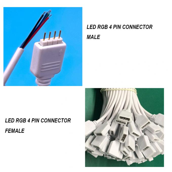 5050 LED Light Strip RGB 4 PIN Conector Cable 1
