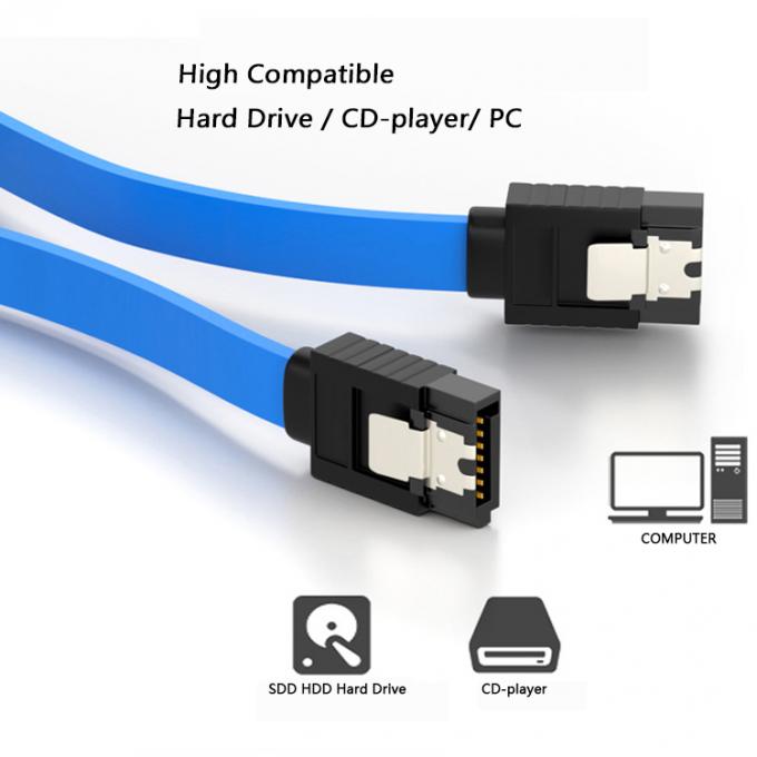 Alta velocidade 6Gbps taxa de dados Sata cabo de alimentação para disco rígido HDD SSD 1