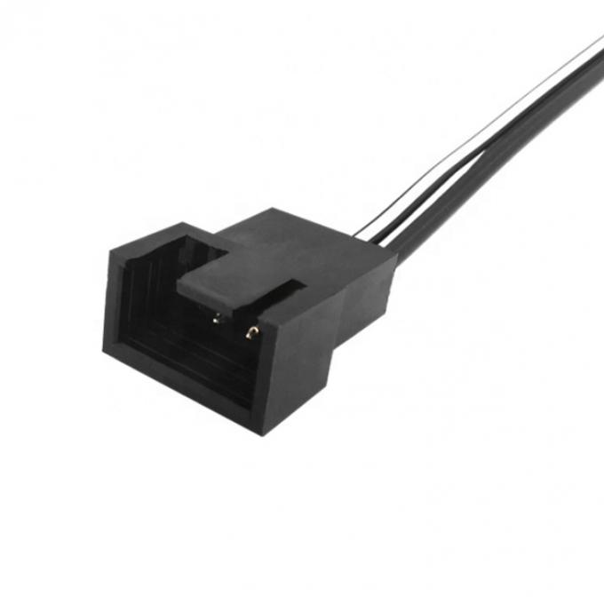 12V Fêmea DC Plug para 3 4 Pin PC Case Fã Power Adaptador PWM cabo de extensão 2