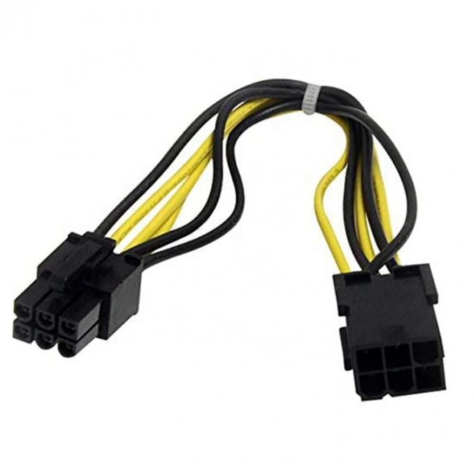 PCI-E 6 Pins para 6 Pins GPU ATX de vídeo gráfico de macho para fêmea PCIE PCI Express cabo de alimentação 0
