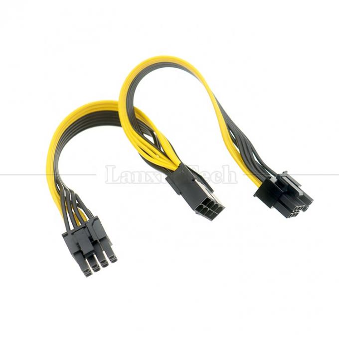 PCIe 8 Pin Macho para Dual 8 Pin Feminino PCI Express Graphics Video Card GPU Splitter Power Adapter Cable 6