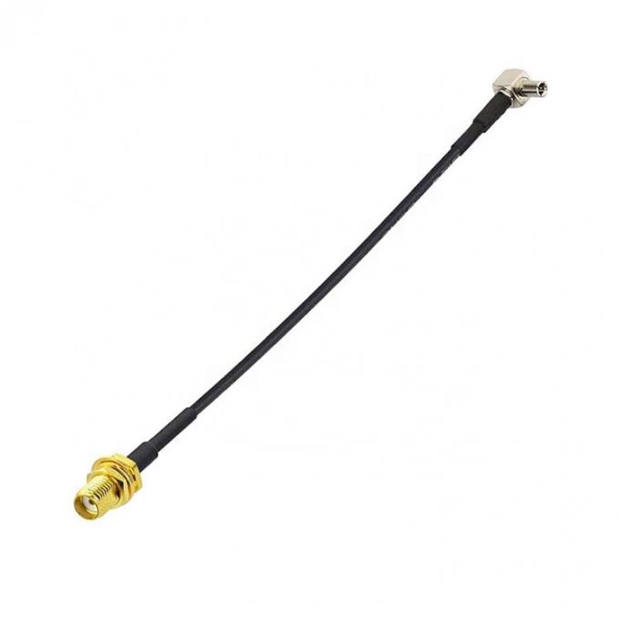 Cable coaxial de conector feminino de antena adaptador de RF personalizado TS9 para SMA 6