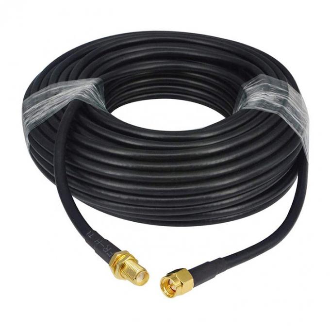 Homem para mulher RG174 RG178 RG316 RG58 Montagem de cabo coaxial de antena RF 3