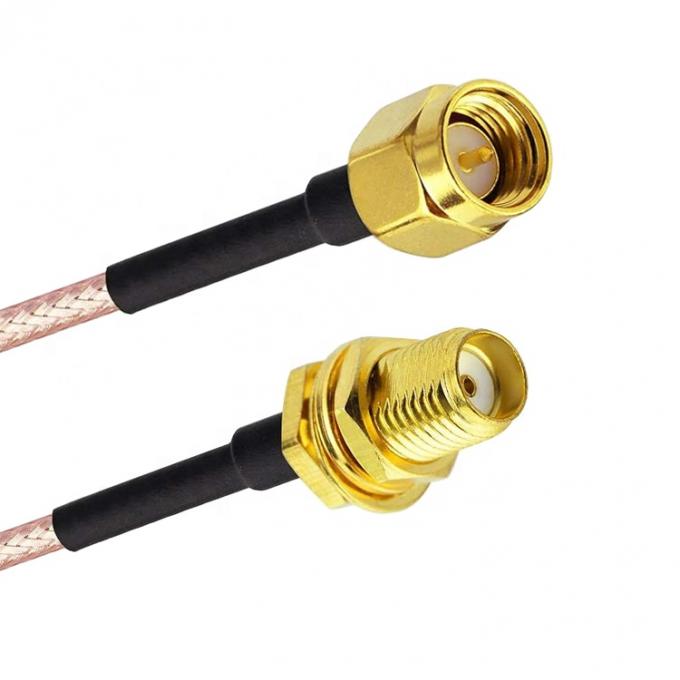 Conectores de adaptador de RF de montagem masculina para SMA 4
