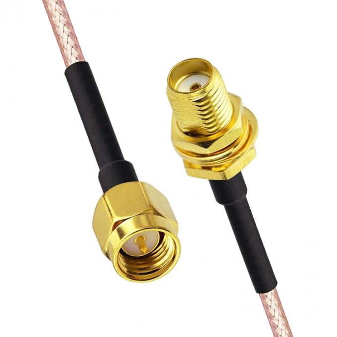 Conectores de adaptador de RF de montagem masculina para SMA 6