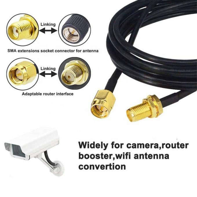 Conectores de adaptador de RF de montagem masculina para SMA 0