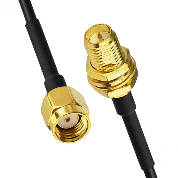 Conectores de adaptador de RF de montagem masculina para SMA 4