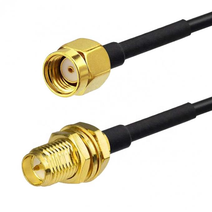 Conectores de adaptador de RF de montagem masculina para SMA 5
