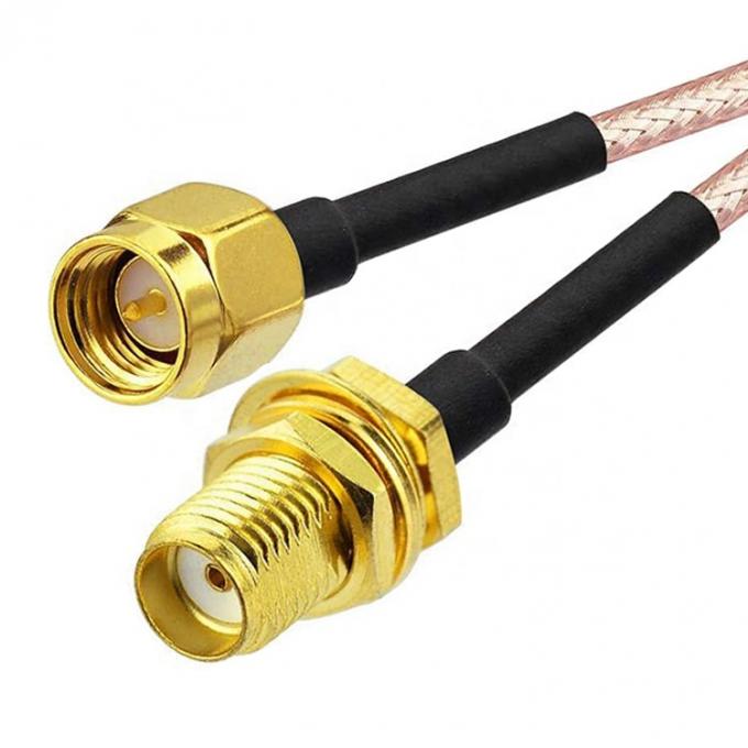 RG316 Coaxial RF SMA Homem para SMA Fêmea Jumper Connector Antenna Extender Extension Cable para Wifi Ham Radio GPS 1
