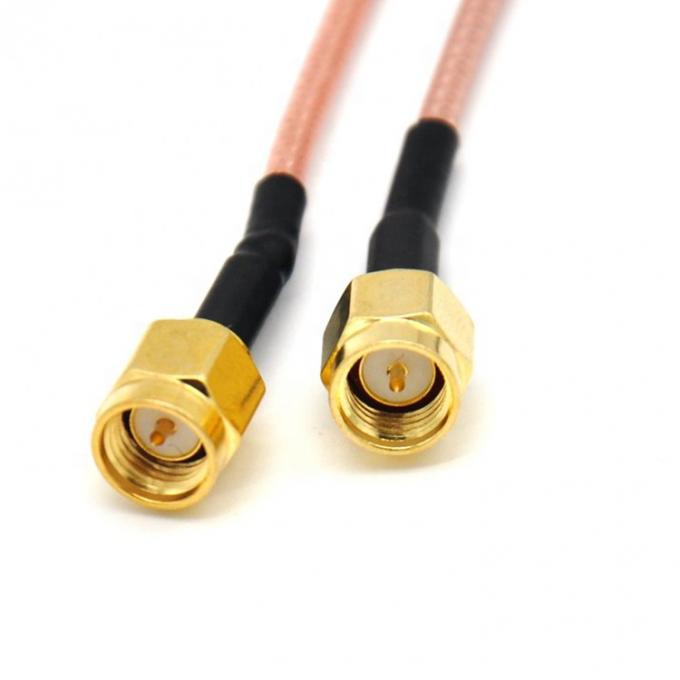RG316 SMA RF coaxial para SMA Conector Assembly Antenna Extender Jumper Extension Cable para Wifi FPV TV 3
