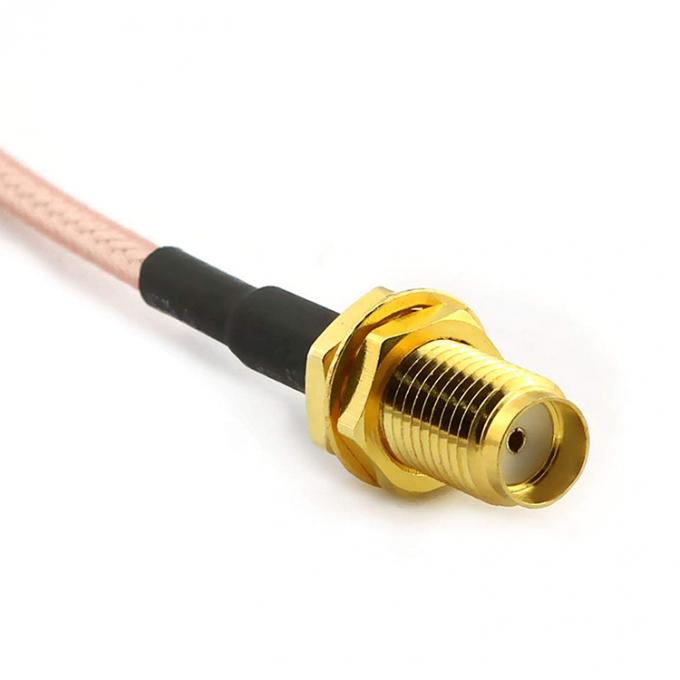 RG316 90 graus ângulo direito MMCX macho para SMA Fêmea Antenna Pigtail RF cabo coaxial 2