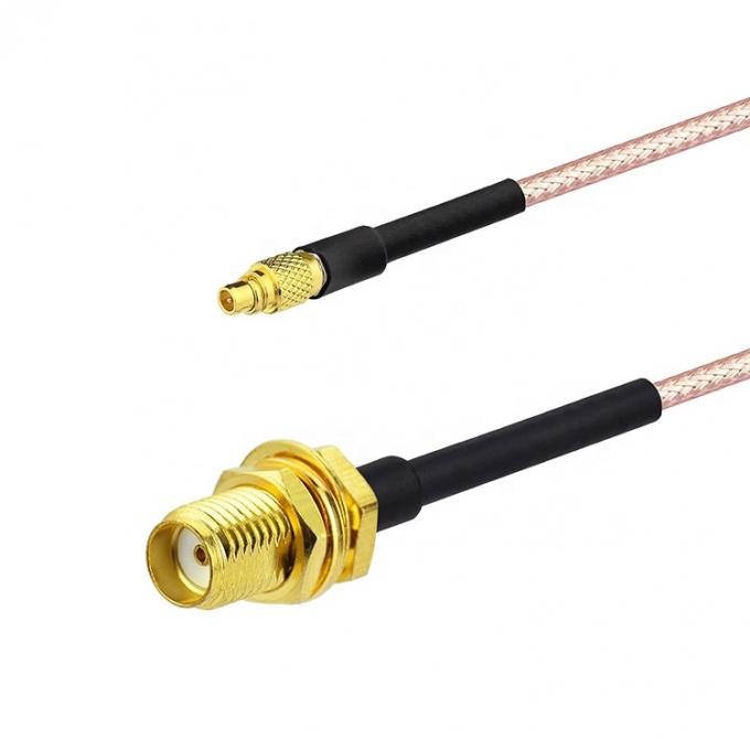 RG316 Pigtail SMA Fêmea para MMCX Direito Macho Cabo de Extensão de Antenna RF Coaxial 2