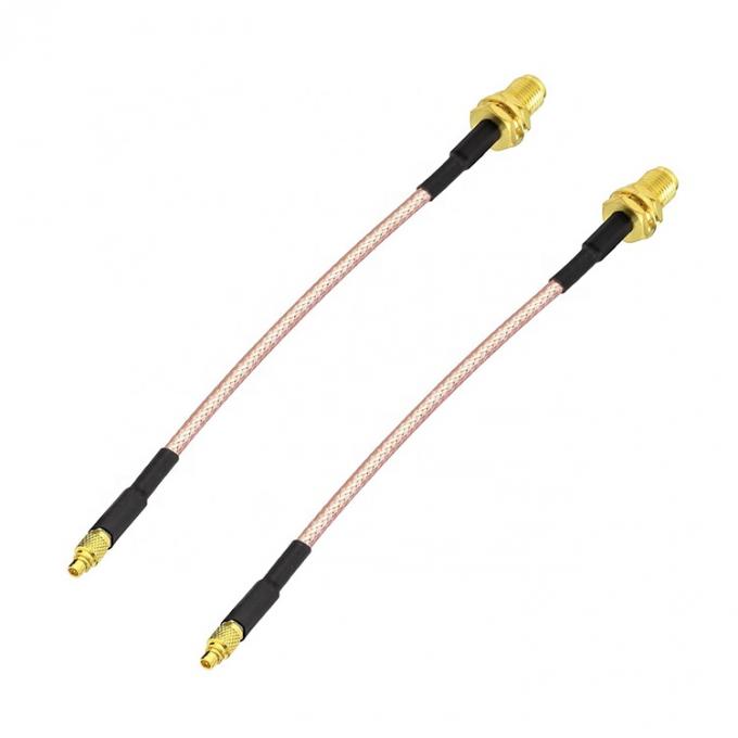 RG316 Pigtail SMA Fêmea para MMCX Direito Macho Cabo de Extensão de Antenna RF Coaxial 4