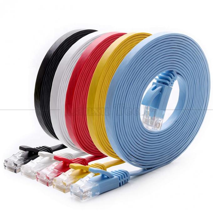 1m 5m 10m UTP FTP Shield Cat5 Cat5e Cat6 Ca6a Cat7 RJ45 Flat Ethernet Patch Network Lan Cable para Router 11