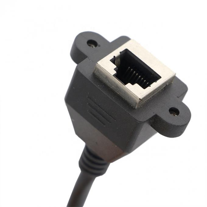 Cable de extensão de montagem de painel RJ45 4
