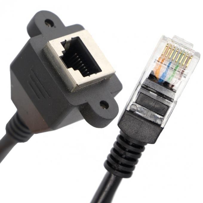 Cable de extensão de montagem de painel RJ45 3