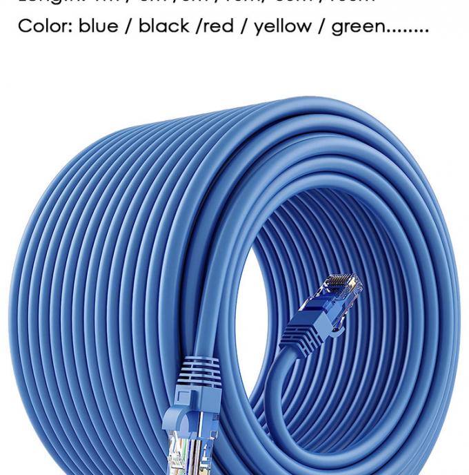 OEM de alta qualidade Pure Cooper Shield FTP UTP STP SFTP Cat5 Cat5e Cat6 Cat6a Cat7 Cat8 RJ45 Ethernet Patch Lan Network Cable 1