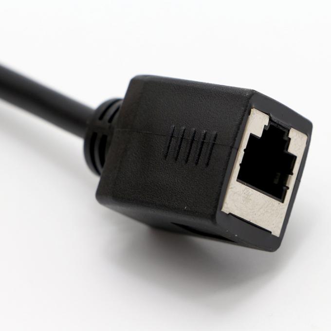 Personalização 1M 2M 8P8C RJ45 Fêmea para RJ45 Fêmea Socket Lan Network Ethernet Cable 1
