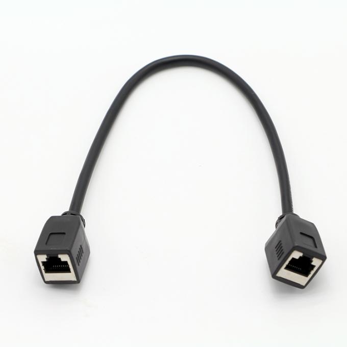 Personalização 1M 2M 8P8C RJ45 Fêmea para RJ45 Fêmea Socket Lan Network Ethernet Cable 4