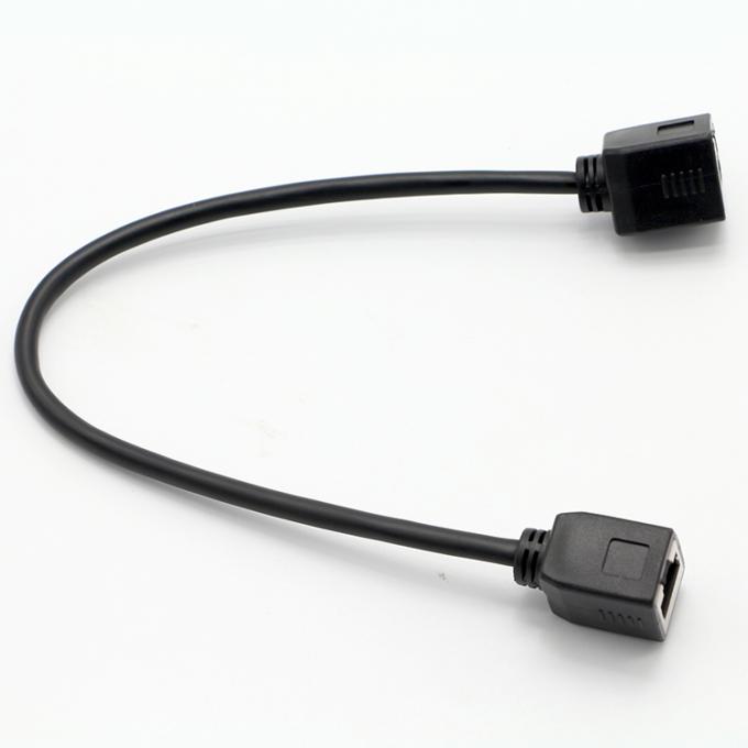 Personalização 1M 2M 8P8C RJ45 Fêmea para RJ45 Fêmea Socket Lan Network Ethernet Cable 5