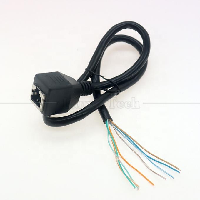 Ethernet de rede de alta qualidade Cta6 26AWG RJ45 8p8c Soquete feminino para abrir Cabos descartáveis de acabamento 4
