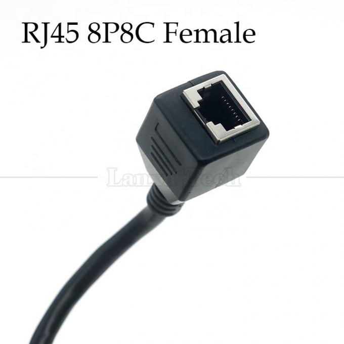 Ethernet de rede de alta qualidade Cta6 26AWG RJ45 8p8c Soquete feminino para abrir Cabos descartáveis de acabamento 3