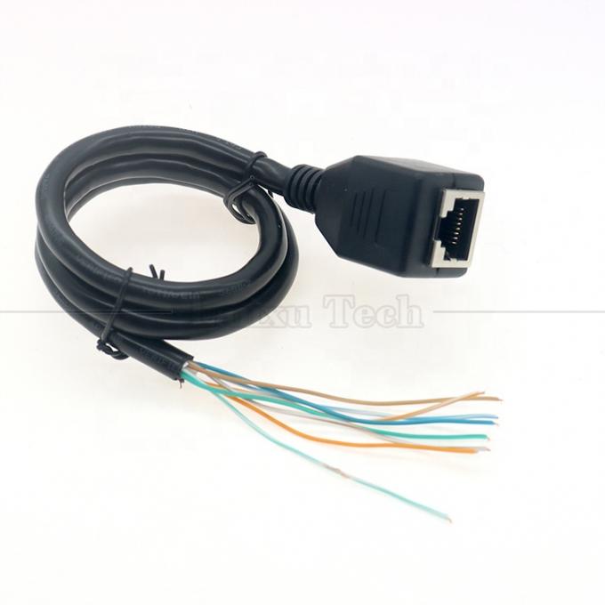 Ethernet de rede de alta qualidade Cta6 26AWG RJ45 8p8c Soquete feminino para abrir Cabos descartáveis de acabamento 5