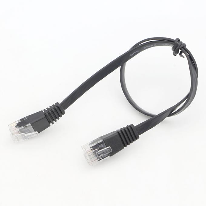 STP UTP Industrial Cat5 Cat5e Cat6 Cat7 Cat8 Flat RJ45 Patch Cord Rede Ethernet Extensão Lan Cable 4